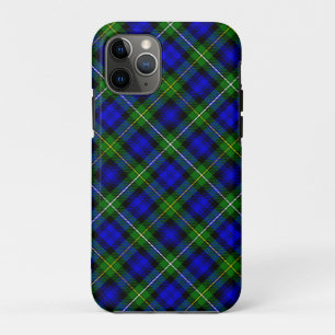 Campbell tartan blue green plaid iPhone 11 pro case