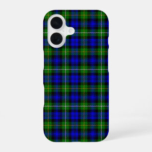 Campbell tartan blue green plaid iPhone 16 case