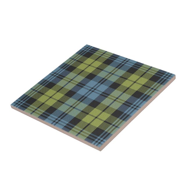 Campbell Tartan  Ceramic Tile (Side)