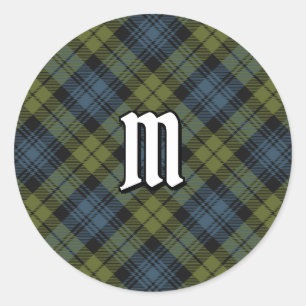 Campbell Tartan Classic Round Sticker