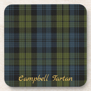 Campbell Tartan Coasters Wedding Gift Set of 6