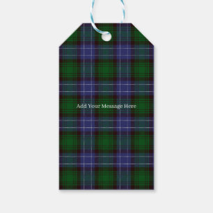 Campbell Tartan Green Plaid Gift Tags
