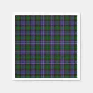 Campbell Tartan Green Plaid Napkin