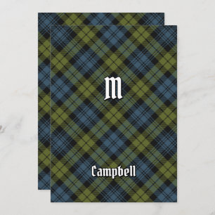 Campbell Tartan Invitation