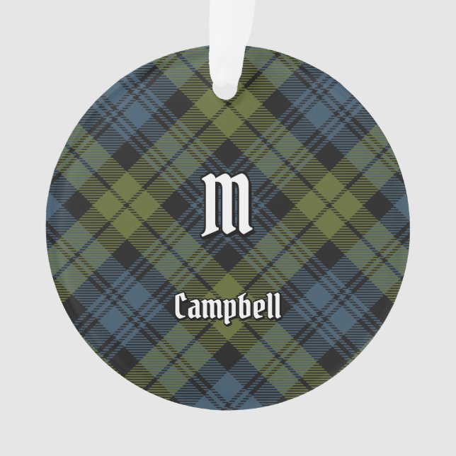 Campbell Tartan Ornament (Front)