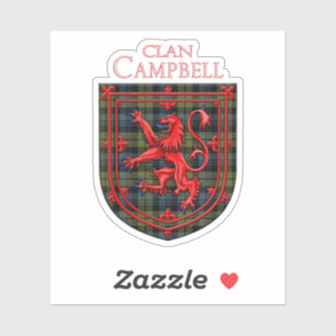 Campbell Tartan Scottish Plaid Lion Rampant