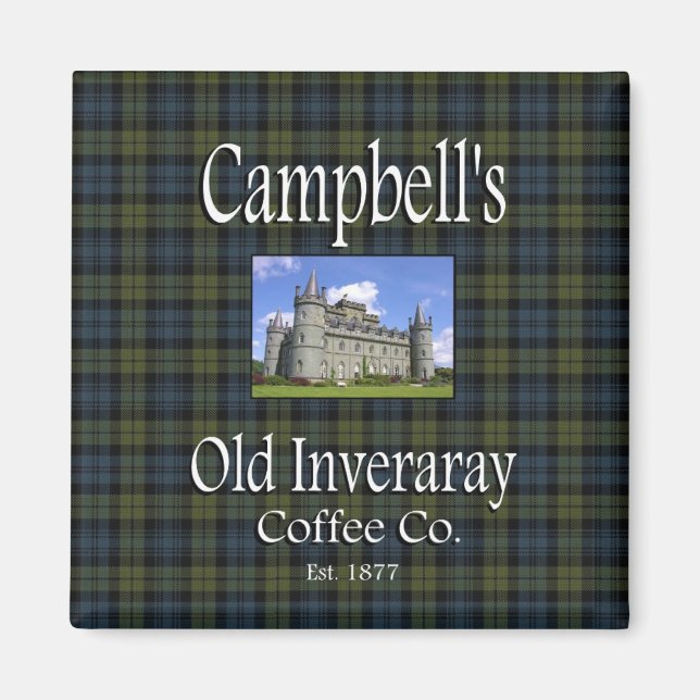 Campbell's Old Inveraray Coffee Co. Magnet (Front)