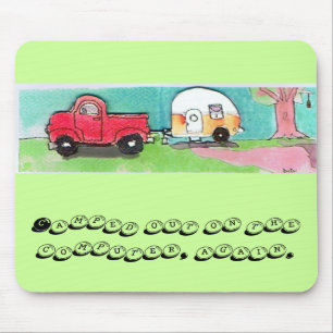 Camped out mouse pad. pad
