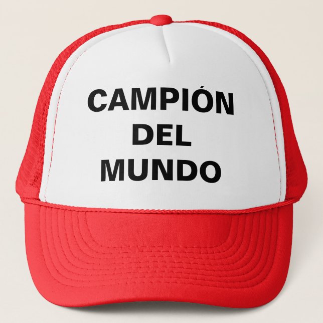 CAMPEÓN DEL MUNDO TRUCKER HAT (Front)