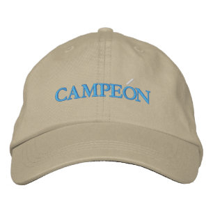 CAMPEON EMBROIDERED BASEBALL CAP