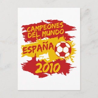Campeones del Mundo 2010 Postcard