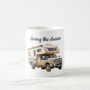 Camper Adventure Living the dream Coffee Mug