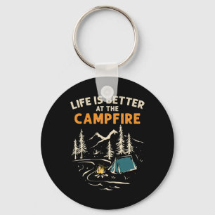 Camper Camp Camping Campfire Life Is Better At The Key Ring