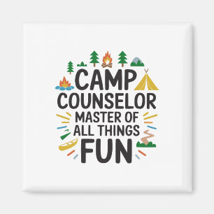 Camper Camping Outdoor Nature Lover Camp Counsello Magnet