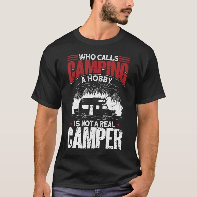 Camper Caravan   Camping 2 T-Shirt (Front)
