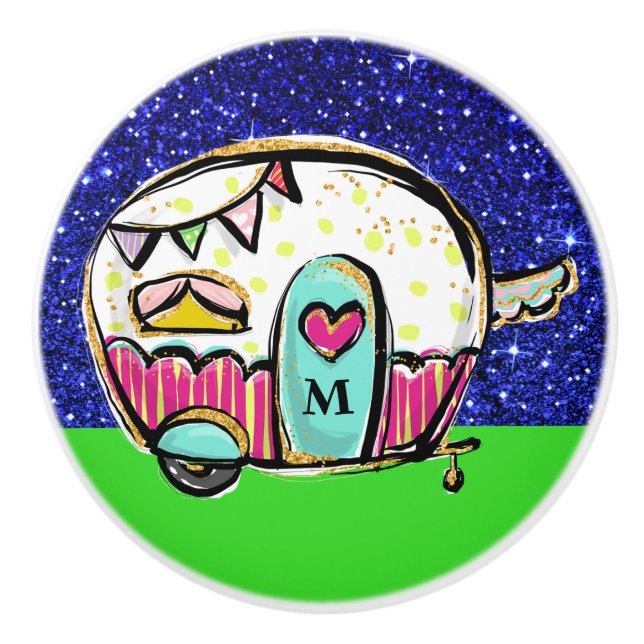 Camper Ceramic Knobs (Front)