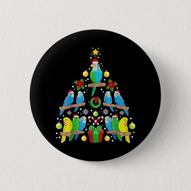 Camper Christmas Tree Matching Family Christmas 6 Cm Round Badge (Front)
