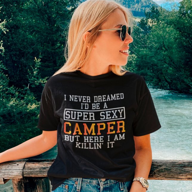 Camper Funny Camping Nature Lover T-Shirt (Creator Uploaded)