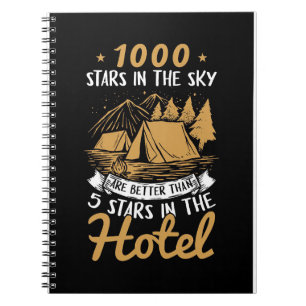 Camper Gift 1000 Stars In The Sky Notebook