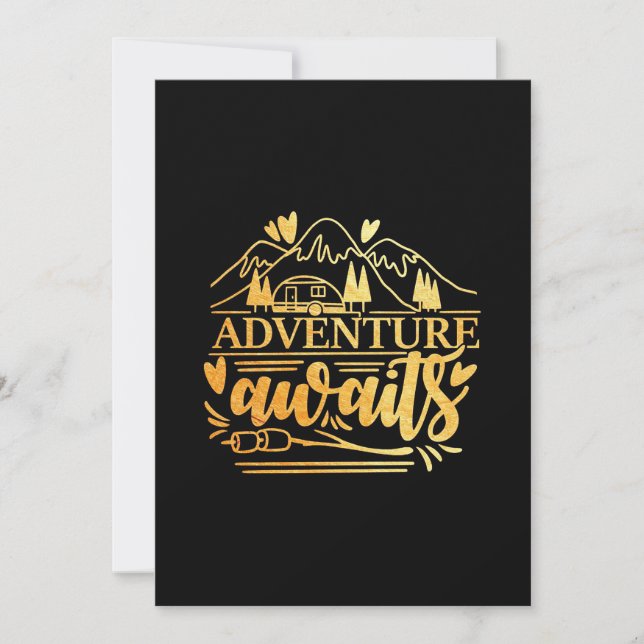 Camper Gift Adventure Is Awaits Save The Date (Front)
