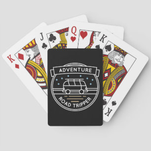 Camper Gift Adventure Road Tripper Playing Cards