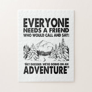Camper Gift   Everyone Needs A Friend Birthday Jigsaw Puzzle