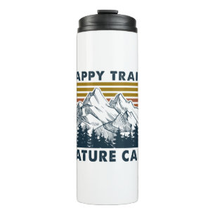 Camper Gift   Happy Trails Nature Call Birthday Thermal Tumbler