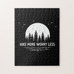 Camper Gift Hike More Worry Less Birthday Jigsaw Puzzle