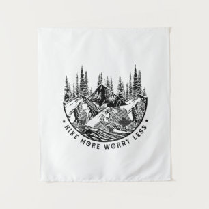 Camper Gift Hike More Worry Less Birthday Tapestry