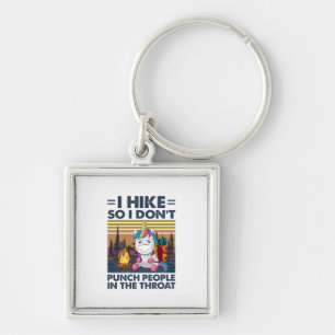Camper Gift   I Hike So I Do Not Birthday Key Ring