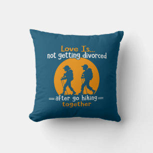 Camper Gift Love Is Not Getting Devorced Xmas Cushion