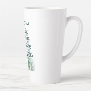 Camper Gift My Perfect Day Hiking Birthday Latte Mug