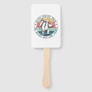 Camper Gift Sloth Hiking Team Birthday Hand Fan