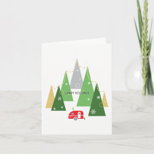 Camper   Holiday Greeting Card