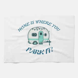 Camper Kitchen Towels by Sommer Hamilton