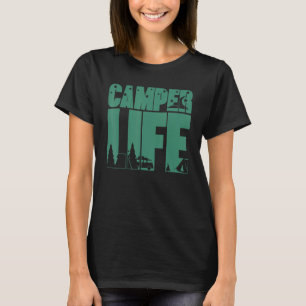 Camper Life Hiking Camping Travel National Park Tr T-Shirt