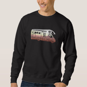 Camper Motorhome Camping Van Mobile Home Romantic Sweatshirt