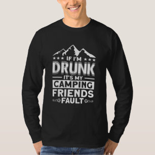 Camper Outdoor Tent Camping Friends T-Shirt