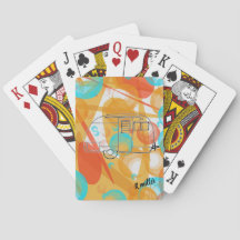 Camper playing cards