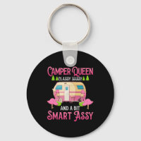 Camper Queen Classy Sassy Smart Funny Women Girls