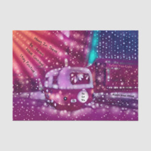 Camper Retro Hippie You Got This Inspirational Tissue Paper