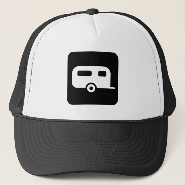 Camper Sign Trucker Hat (Front)