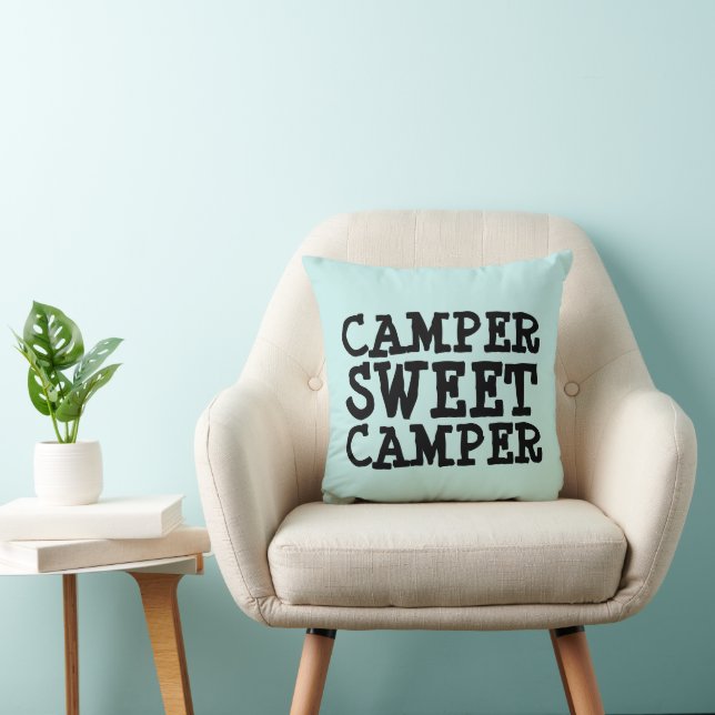 CAMPER SWEET CAMPER THROW PILLOW (Chair)