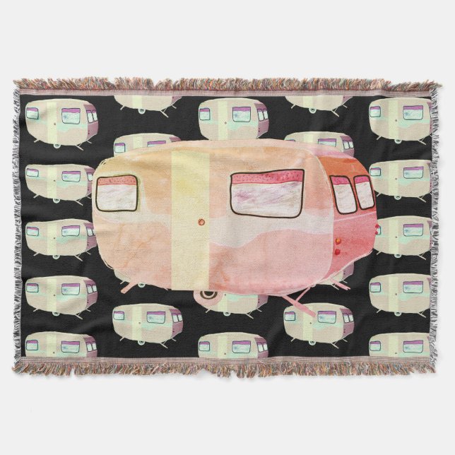 Camper Throw Blanket (Front)