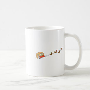 Camper Van Christmas Dachshund Sleigh Doxie Dog X- Coffee Mug