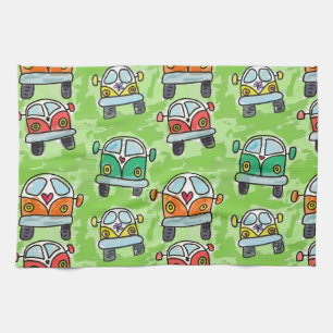 Camper Van Road Trip Tea Towel