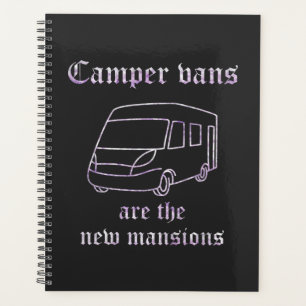 Camper Vans New Mansions Purple Irid. Std. Planner