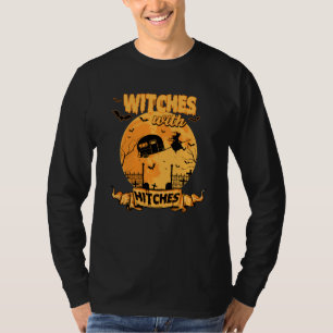 Camper Vintage Rv Witches With Hitches Halloween W T-Shirt