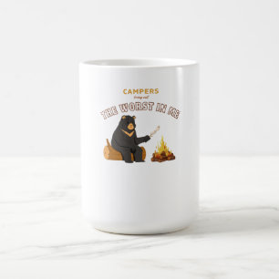 Campers Bring Out the Worst in Me – Bear Coffee Mug
