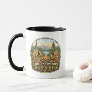 Campers Coffee Mug "Camp Take-A-Hike"